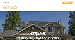 Desktop Screenshot of heavenlygaragedoors.com